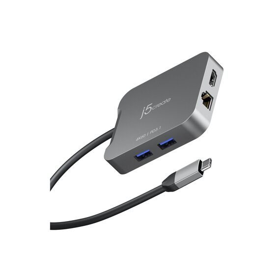 J5CREATE 4K60 ELITE USB-C TRAVEL ADAPTER (JCD3191-N)