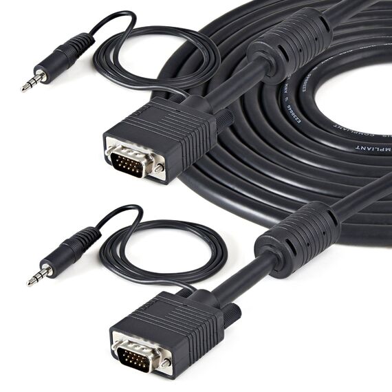 StarTech MXTHQMM5MA 5m VGA Cable with Audio