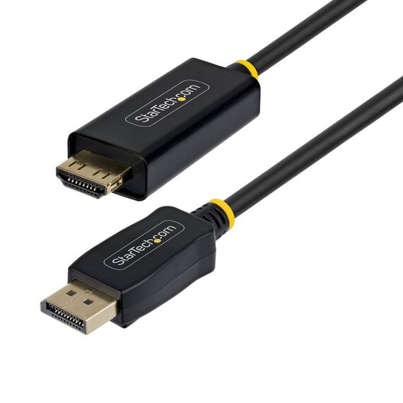 StarTech.com DP to HDMI Cable 4.6 m 4K60 HDR Gripping