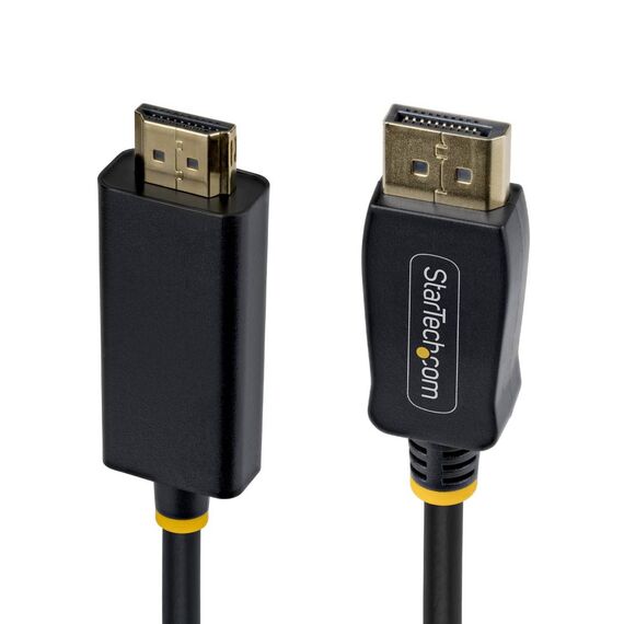 StarTech.com DP to HDMI Cable 4.6 m 4K60 HDR Gripping