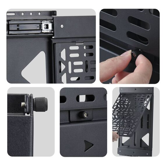 StarTech.com Slide-Out Behind-TV AV Component Panel 10kg
