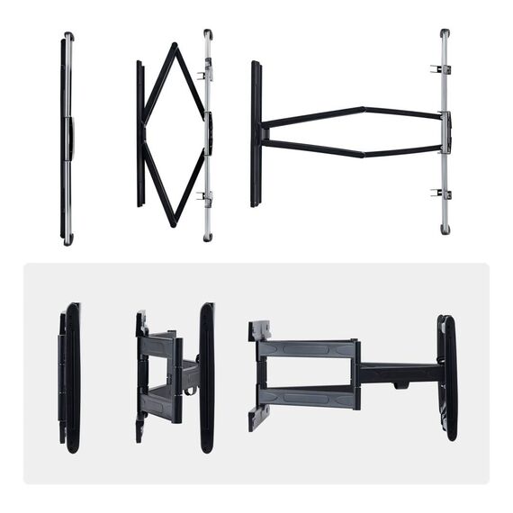 StarTech.com Ultra-Slim Articulating TV Wall Mount 65in