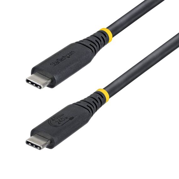 StarTech CC50CM40GUSB4TP USB4 40Gbps USB-C Cable 0.5 m Black