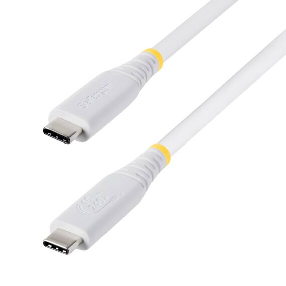 StarTech CC50CM40GUSB4TPW USB4 40G USB-C Cable 0.5 m White