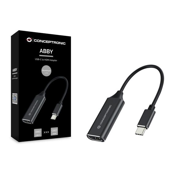 Conceptronic ABBY03B USB-C to HDMI Adapter Black