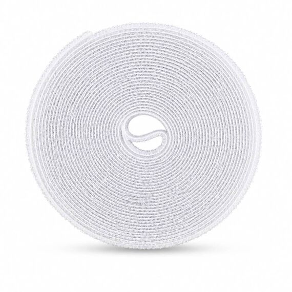 StarTech HKLP1505WH4PK Hook-and-Loop Tie Roll 4-Pack White