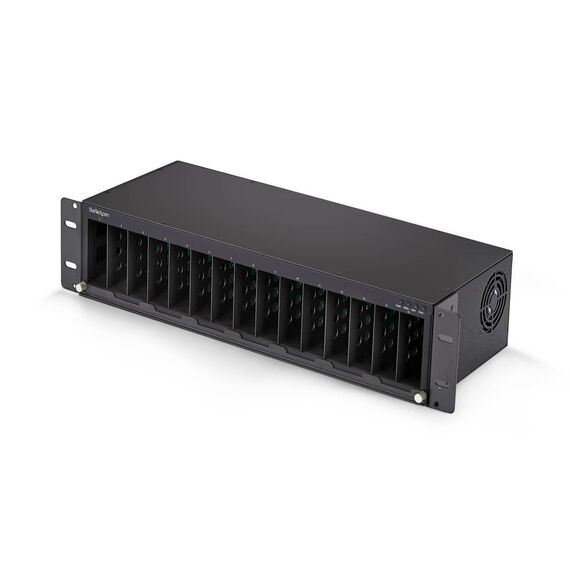 StarTech.com 15-Slot Media Converter Chassis 19-inch Rack