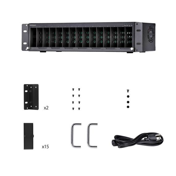 StarTech.com 15-Slot Media Converter Chassis 19-inch Rack