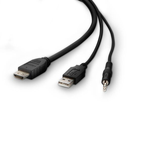 Belkin F1DN1CCBL-HH10T HDMI USB Audio KVM Cable 3m