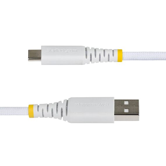 StarTech.com USB-A to USB-C Cable 15W 3m White