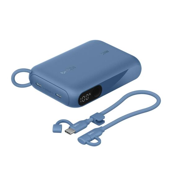 Belkin BoostCharge Power Bank 10K 20W Display Blue