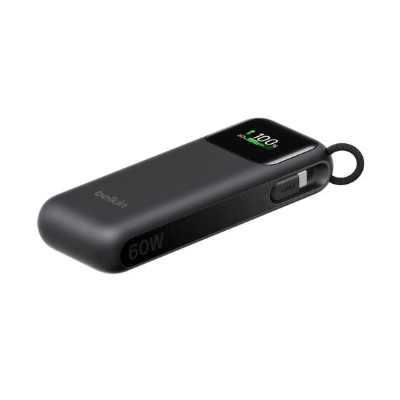 Belkin UltraCharge Power Bank 11K 60W Retractable Black