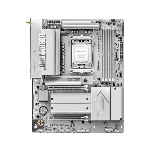 ASRock X870 Challenger WiFi White AM5 ATX DDR5 USB4 Wi-Fi 7