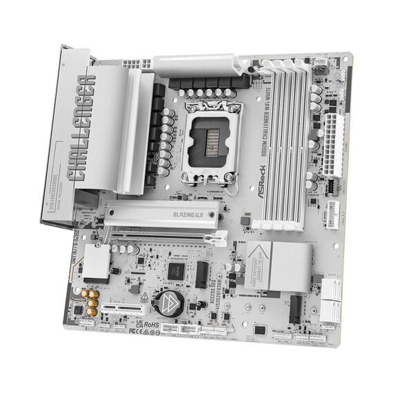 ASRock B860M Challenger WiFi White LGA1851 mATX DDR5 Wi-Fi 7