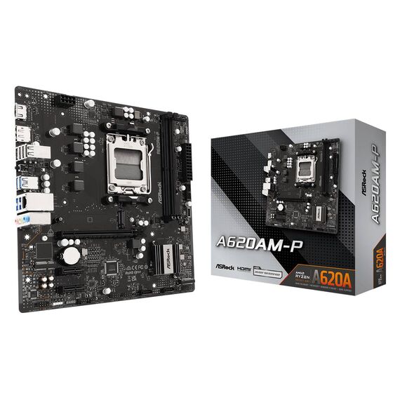 ASRock A620AM-P AM5 Micro ATX DDR5 HDMI DP Motherboard