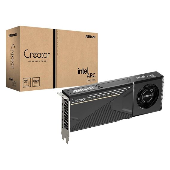 ASRock Intel Arc Pro B65 Creator 32GB Pro Graphics Card