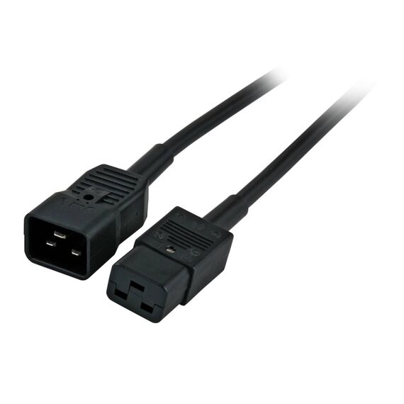 EFB EK519.2,5 Power Cable C20 to C19 16 A 2.5 m Black