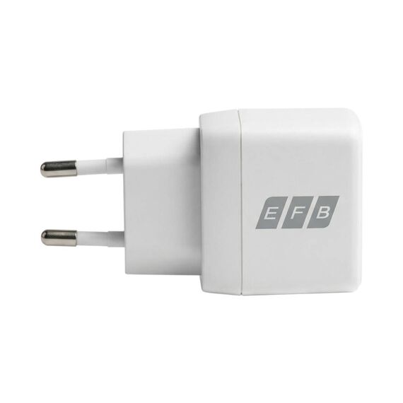 EFB G301A1CE 30W GaN USB-C + USB-A Charger White