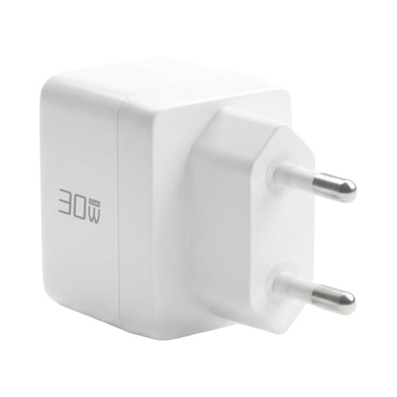 EFB G301CE 30W GaN USB-C Charger with 2 m Cable White