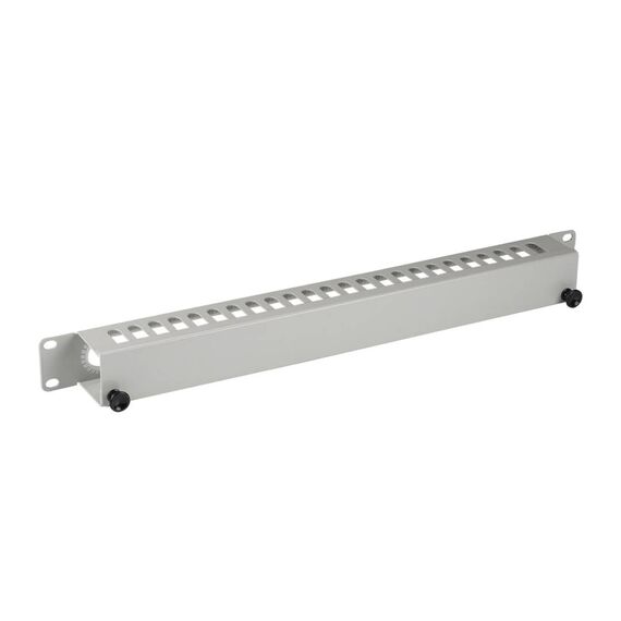 EFB 699999N.1 1U Cable Routing Panel with Cover Grey