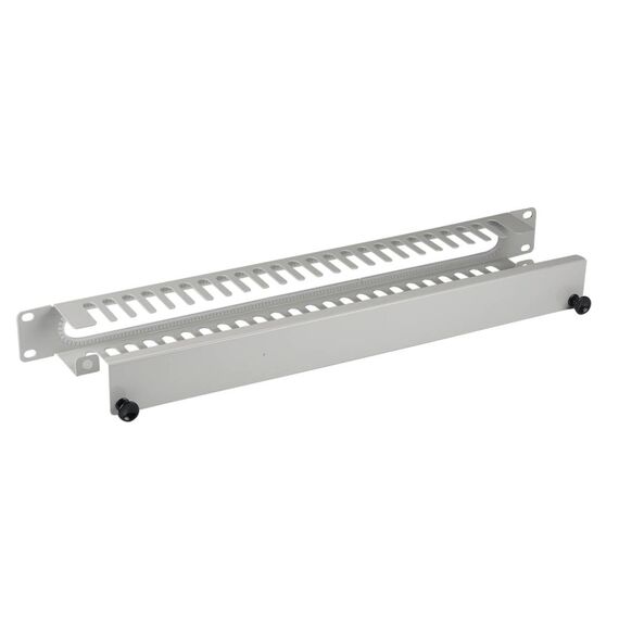 EFB 699999N.1 1U Cable Routing Panel with Cover Grey