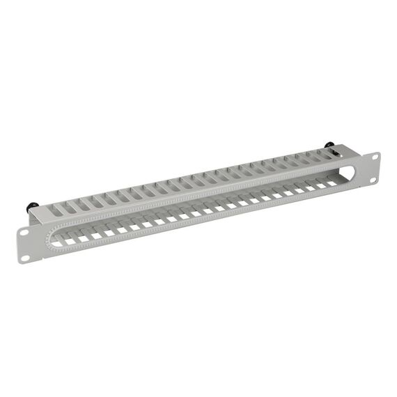 EFB 699999N.1 1U Cable Routing Panel with Cover Grey