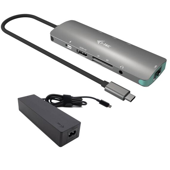 i-tec C31NANOLANPD100 USB-C Nano Dock 4K + 100W Charger