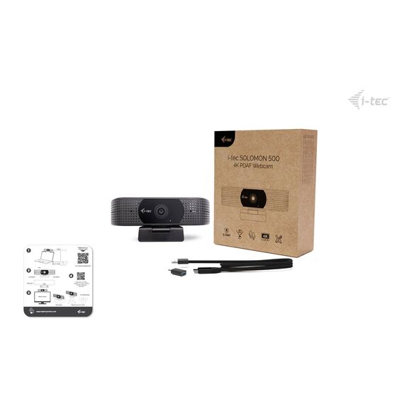 i-tec SOLOMON 500 4K PDAF Webcam CAMSOLOMON4K500