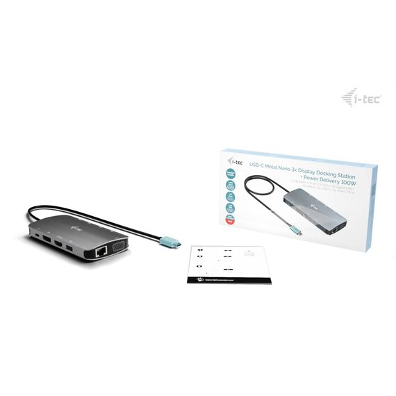 i-tec C31NANOTRIDOCKPD USB-C Nano Triple Display Dock
