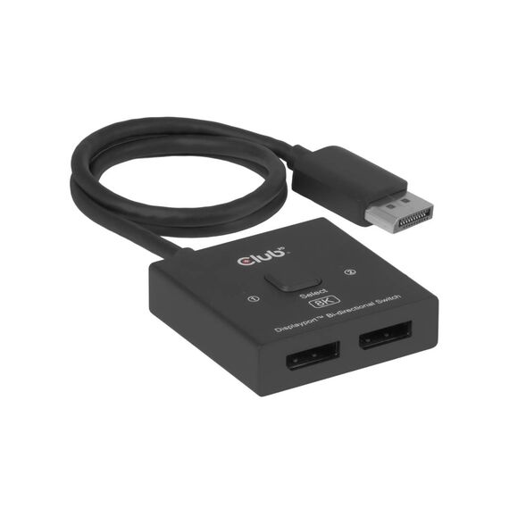 Club 3D CSV-1009 DisplayPort 2-in-1 Bi-Directional Switch 8K
