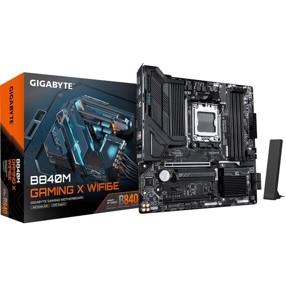 Gigabyte B840M GAMING X WIFI6E AM5 mATX DDR5 Motherboard