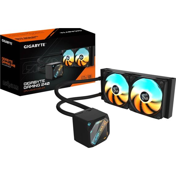 Gigabyte GAMING 240 240mm AIO CPU Cooler ARGB Black