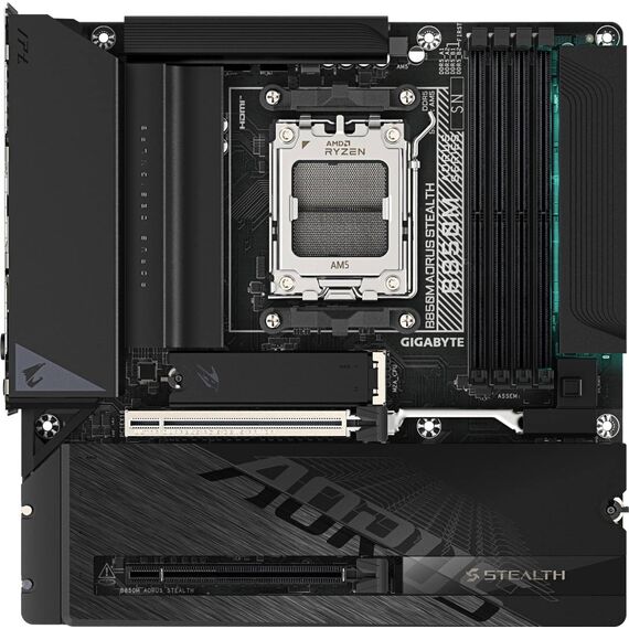 Gigabyte B850M AORUS STEALTH AM5 mATX Back-Connect DDR5