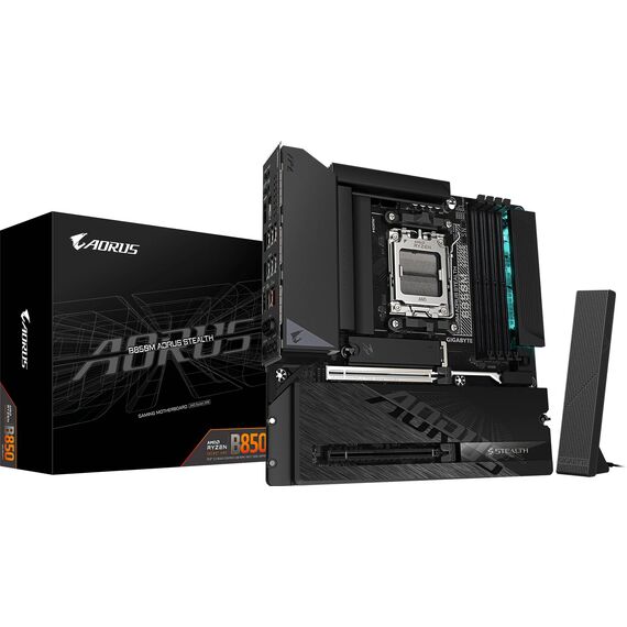 Gigabyte B850M AORUS STEALTH AM5 mATX Back-Connect DDR5