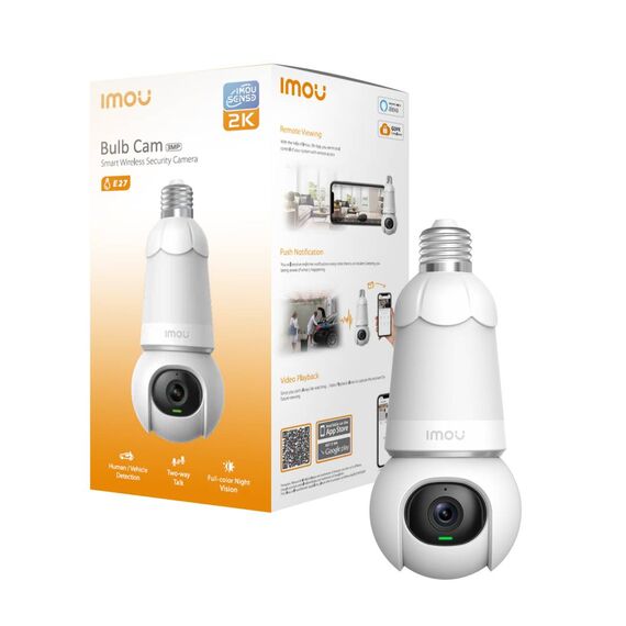 IMOU Bulb Cam 3MP E27 Pan-Tilt Wi-Fi Camera