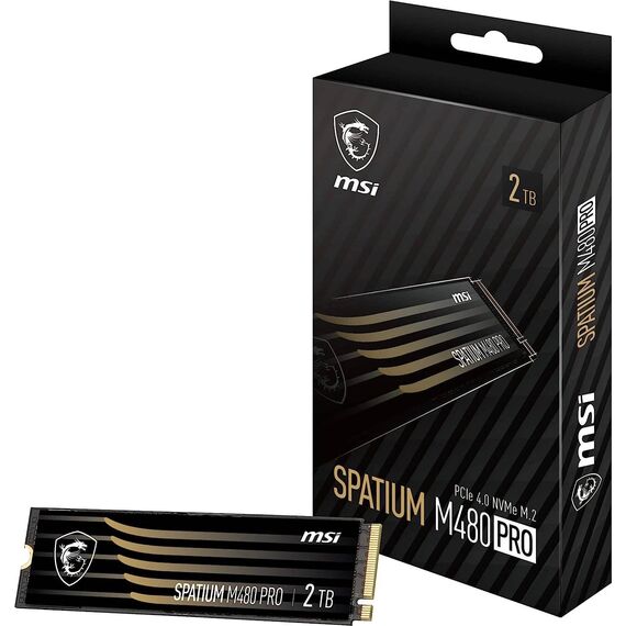 MSI SPATIUM M480 PRO 2TB PCIe 4.0 NVMe M.2 SSD