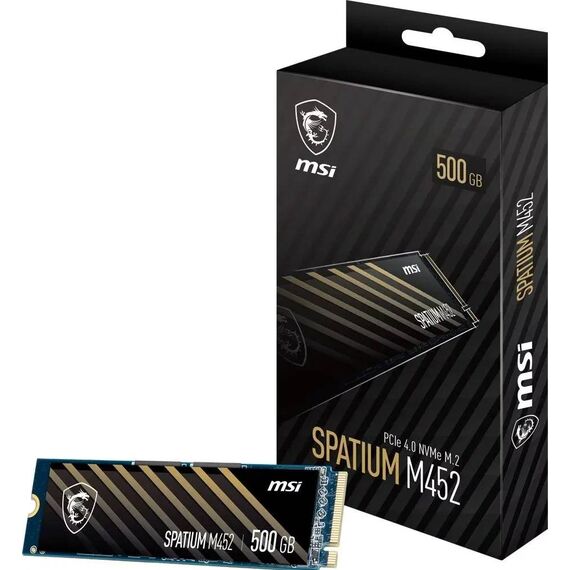 MSI SPATIUM M452 500GB PCIe 4.0 NVMe M.2 SSD