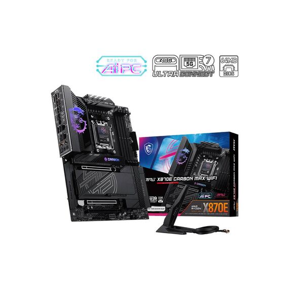 MSI MPG X870E CARBON MAX WIFI AM5 ATX DDR5 Motherboard