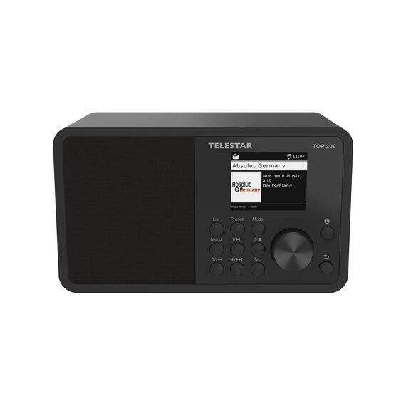TELESTAR TOP 200 DAB+ Internet Radio Black