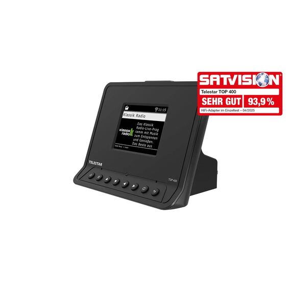 TELESTAR TOP 400 DAB+ Internet Radio Streamer for Hi-Fi