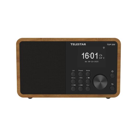 TELESTAR TOP 200 Wood DAB+ Internet Radio Wood