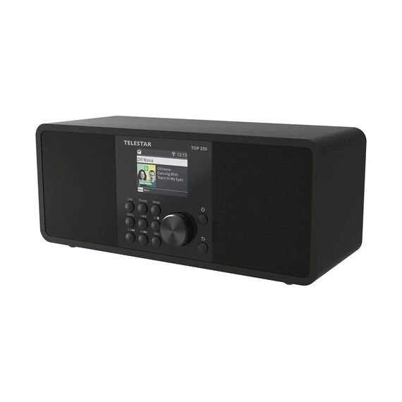TELESTAR TOP 250 DAB+ Internet Radio Stereo Black