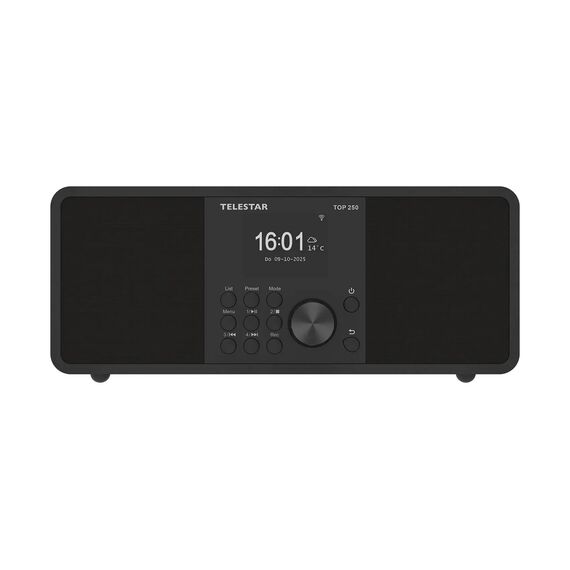 TELESTAR TOP 250 DAB+ Internet Radio Stereo Black