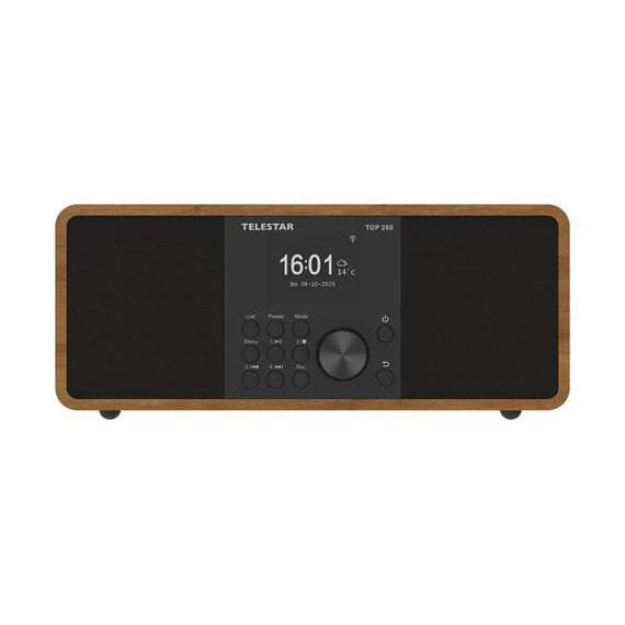 TELESTAR TOP 250 Wood DAB+ Internet Radio Stereo Wood