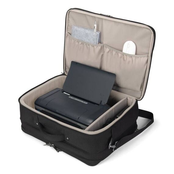DICOTA Multi Twin FIVE D32164-RPET Black Laptop Bag