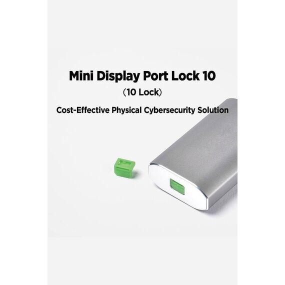 Smart Keeper MD04P1GY Mini DisplayPort Lock Grey 10 Pack