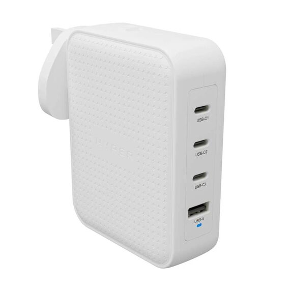Targus HyperJuice 145W GaN Travel Charger 4-Port White