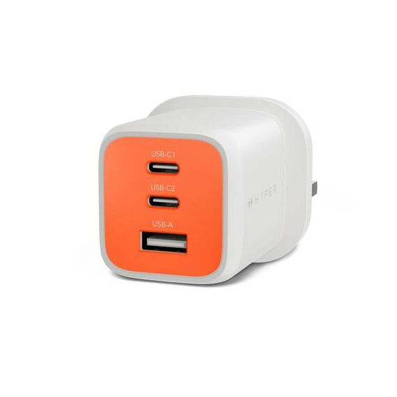 Hyper HyperJuice Flex 65W GaN Charger EU Orange