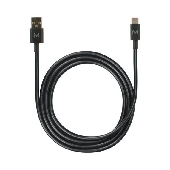 Mobilis Energia USB-A to USB-C Cable 1 m Black