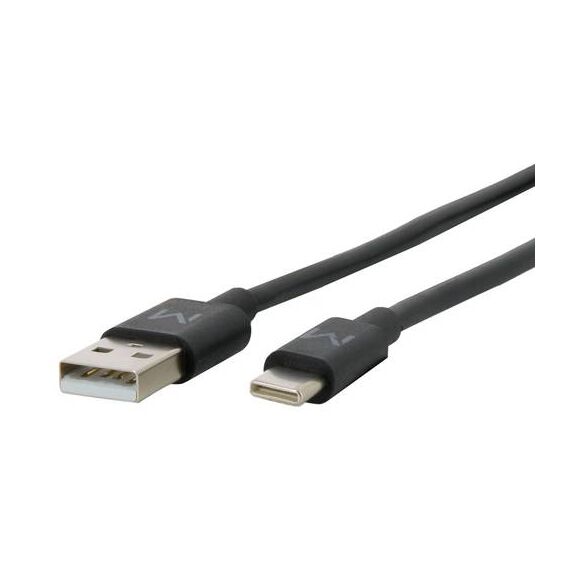 Mobilis Energia USB-A to USB-C Cable 1 m Black